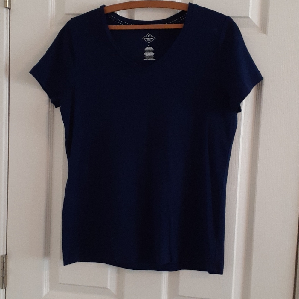 St. John's Bay women's cap sleeve t-shirt